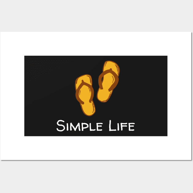 Simple Life - Sandals Wall Art by Rusty-Gate98